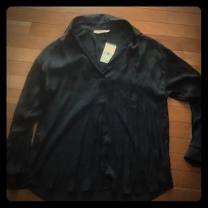 NWT Lush black blouse!